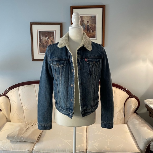 Levi’s Tucker Jacket Sherpa & Jean Jacket - Picture 4 of 16